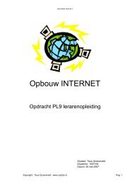 Opbouw INTERNET - Cardan.nl