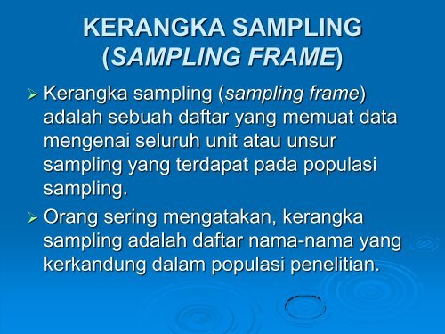 POPULASI DAN SAMPEL © Tri Nugroho Adi - S1 Ilmu Komunikasi ...