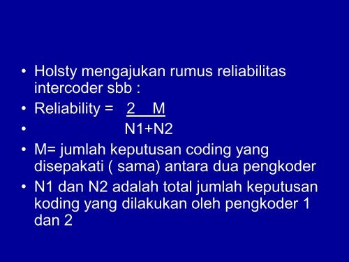 CONTENT ANALYSIS - S1 Ilmu Komunikasi UNSOED