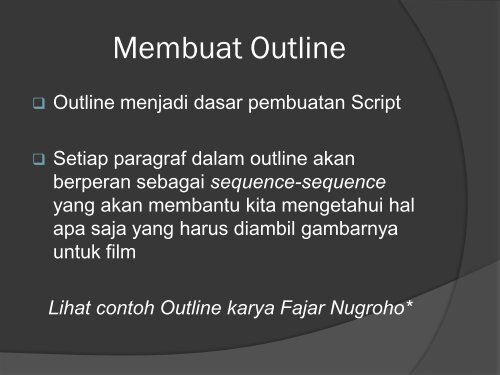 Pra Produksi Film Dokumenter - S1 Ilmu Komunikasi UNSOED