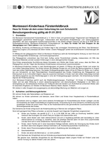 Montessori-Kinderhaus Fürstenfeldbruck - Montessori Gemeinschaft ...