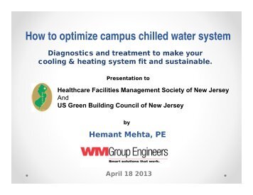 How to Optimize Campus Chiller Water System - the Healthcare ...