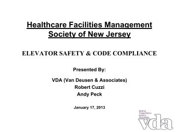 elevator safety & code compliance - the Healthcare Facilities ...