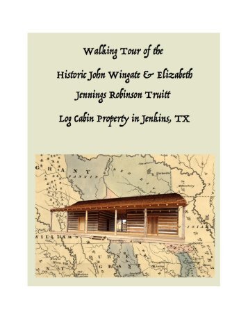 Historic Truitt Cabin Walking Tour Guidebook