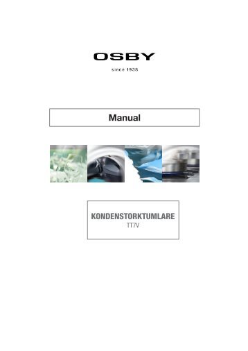 Manual - OSBY Vitvaror