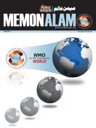 August 2011 Final Pages.indd - World Memon Organization ...