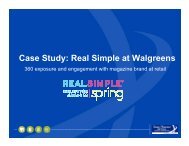 Case Study: Real Simple at Walgreens