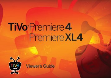 TiVo Premiere 4/XL4 Viewer's Guide