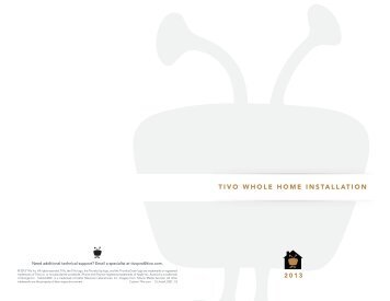 Custom Install Guide (PDF) - TiVo