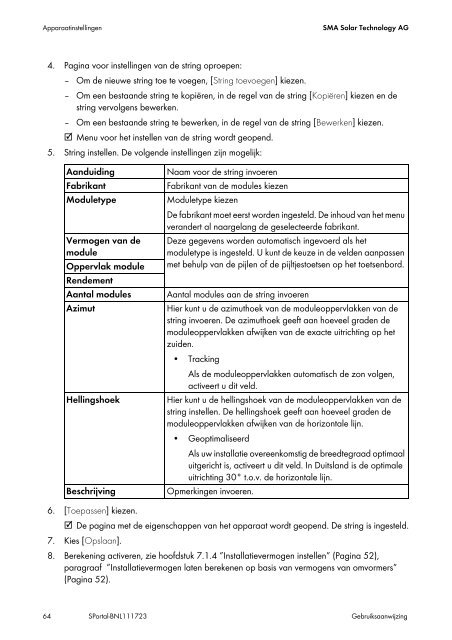 SUNNY PORTAL - Gebruiksaanwijzing - Energie Onafhankelijk