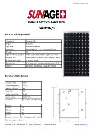 Scheda tecnica definitiva - Solarway srl