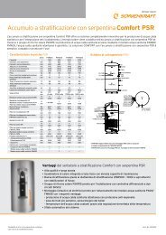 Accumulo a stratificazione con serpentinaComfort PSR - Solarway srl