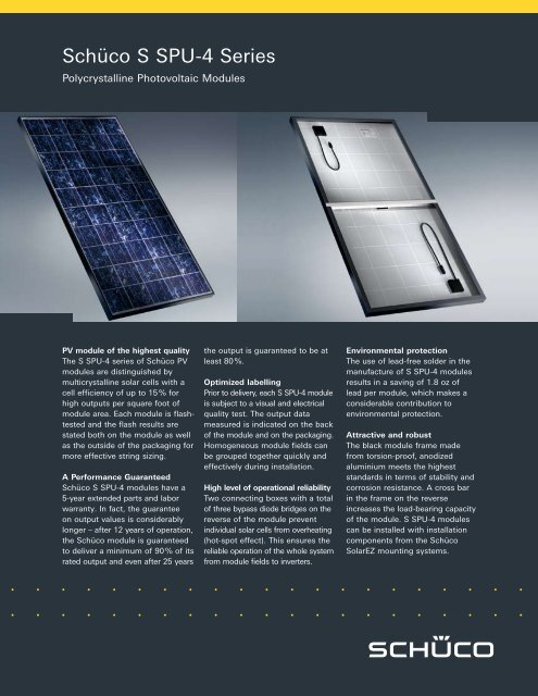 Schuco 180 - Adobe Solar