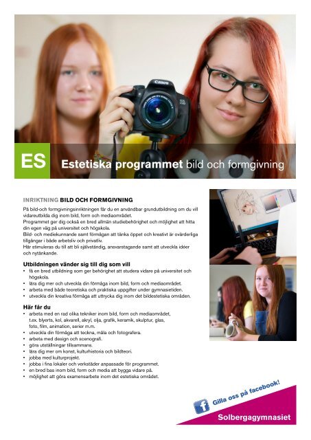 Estetiska Programmet Bild Och Formgivning Pdf Arvika