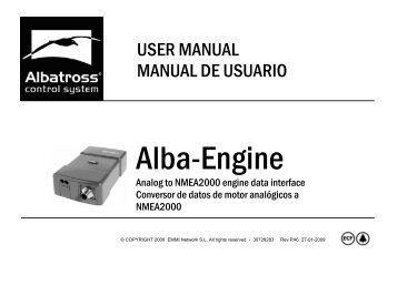 2. Specifications - Albatross Control System