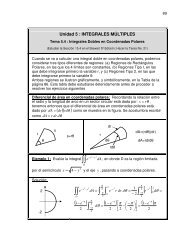 Integrales Dobles en Coordenadas Polares