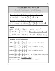 Vector Gradiente y Derivada Direccional