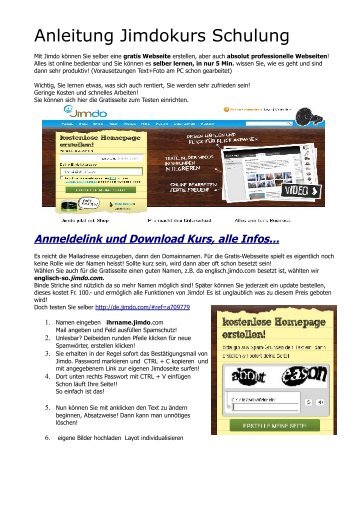 jimdo anleitung lehrgang.pdf - Userlearn.ch