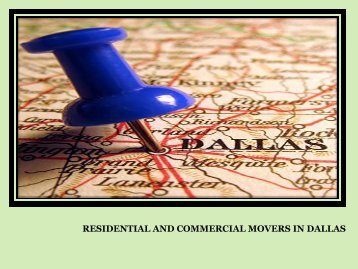 RESIDENTIAL AND COMMERCIAL MOVERS IN DALLAS