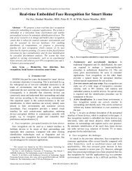 Real-time embedded face recognition for smart home ... - IEEE Xplore
