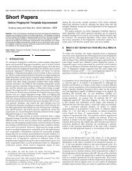 Online fingerprint template improvement - Pattern ... - IEEE Xplore