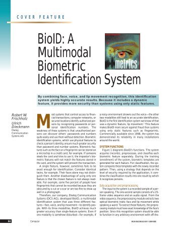 BioID: A Multimodal Biometric Identification System