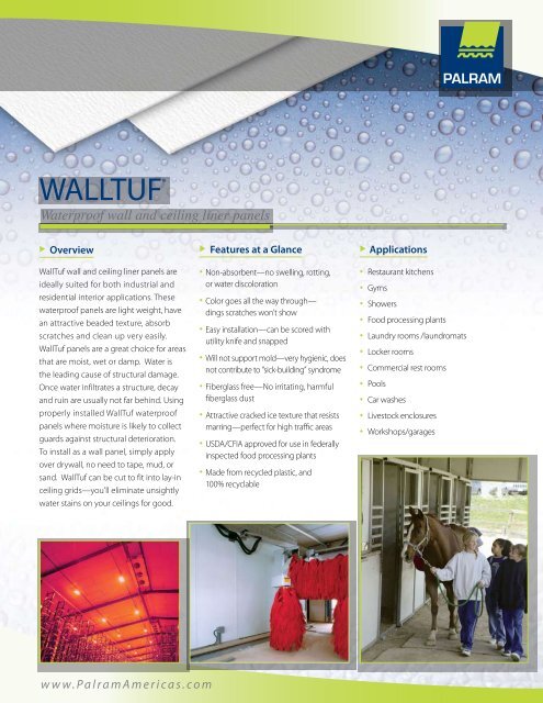 Waterproof Wall And Ceiling Liner Panels