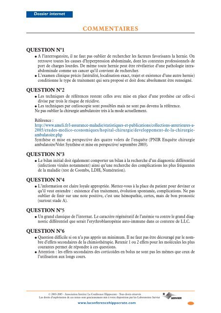 Mise en page 1 - Institut la ConfÃ©rence Hippocrate