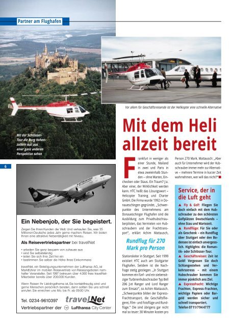 Ausgabe 2/01 - Flughafen Stuttgart