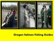 Oregon Sturgeon Fishing Guides