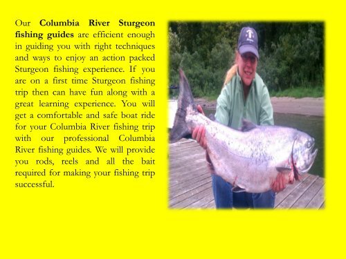 Oregon Sturgeon Fishing Guides