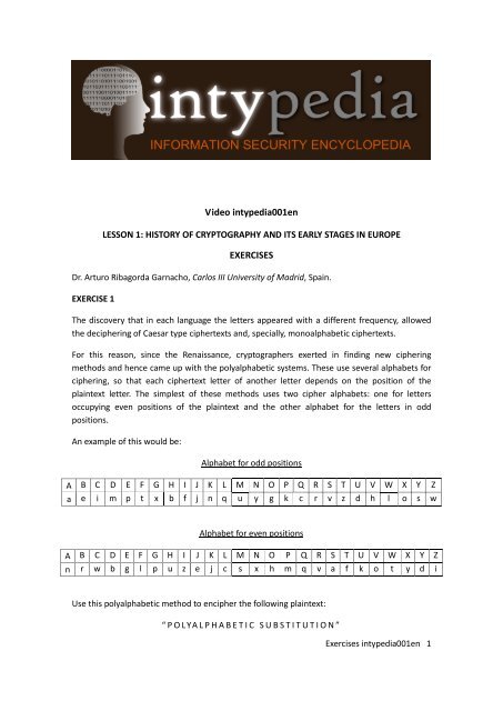 Video intypedia001en EXERCISES - Criptored