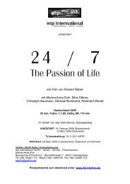 24/7 Presseheft (pdf) - 24/7 The Passion of Life