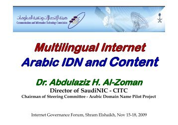 Arabic Domain Names