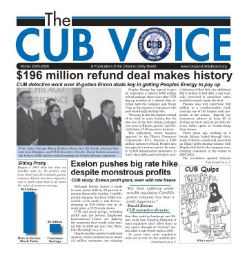 the current edition - Citizens Utility Board