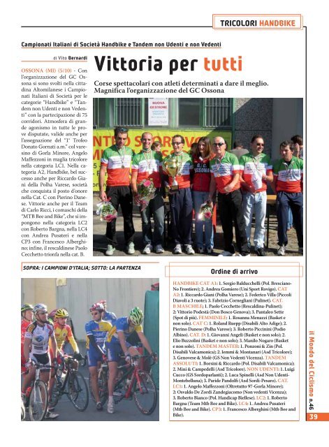 il Mondo del Ciclismo - Federazione Ciclistica Italiana