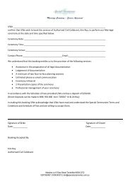 Booking Form