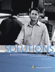 Microsoft DynaMics sL 6.5 - Computer Generated Solutions