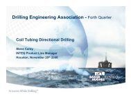 Directional Drilling with Coil tubing - Drilling Engineering Association
