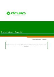 Druva inSync Reports