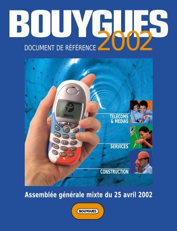 AssemblÃ©e gÃ©nÃ©rale mixte du 25 avril 2002 - Bouygues