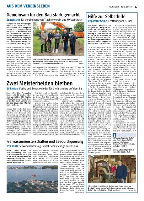 30.05.2015 Lindauer Bürgerzeitung