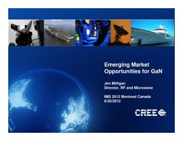 Cree Presentation from Panel (pdf) - Microwave Journal