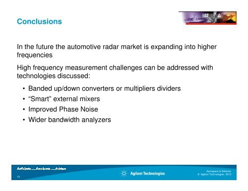 Measurement Considerations for Automotive Radar - Microwave Journal