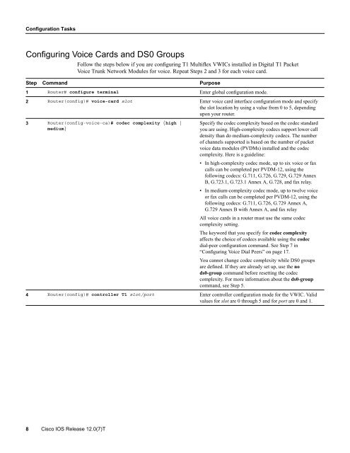 Configuring 1- and 2-Port T1/E1 Multiflex Voice/WAN ... - docs.mind.ru