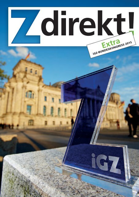 Zdirekt! 00-2015 Extra zum iGZ-Bundeskongress