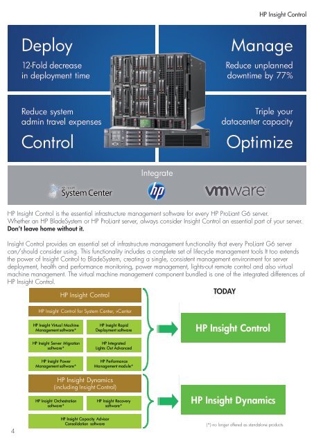 HP ProLiant Server Booklet