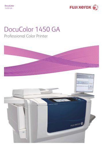 DocuColor 1450 GA - Fuji Xerox Malaysia