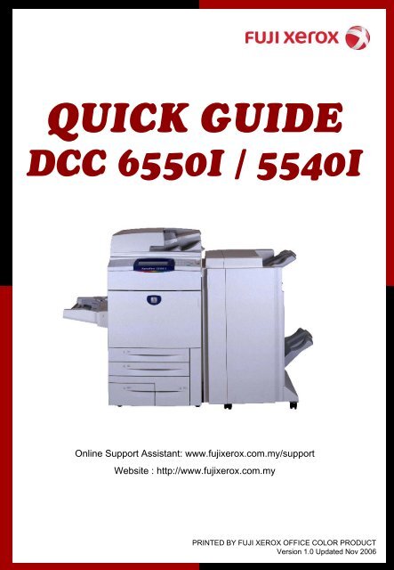 Docucentre C6550 5540i Fuji Xerox Malaysia