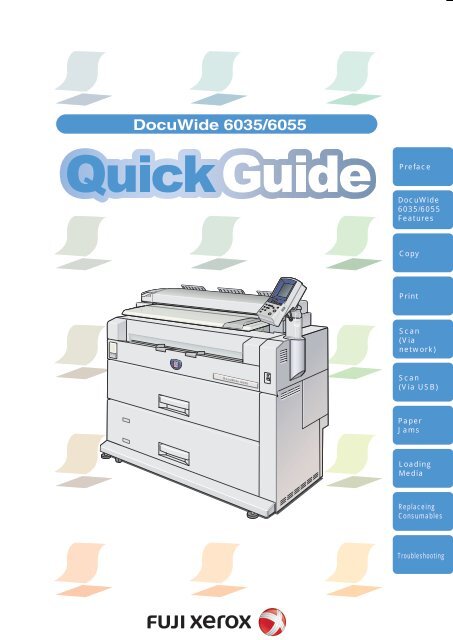 DocuWide 6035/6055 QuickGuide - Fuji Xerox Malaysia